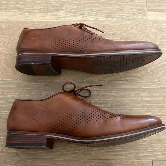 Cole Haan Men's Washington Grand Laser Wingtip Oxford Size 11 Dress Classic Nice - Picture 6 of 9